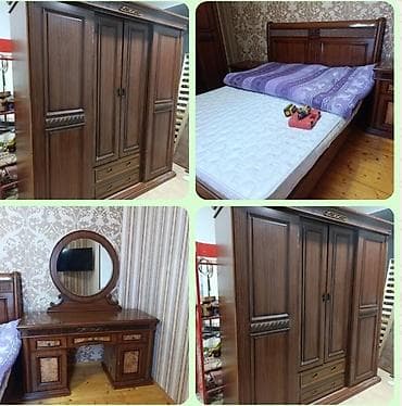 Mebel: İkinəfərlik çarpayı, Dolab, Termo, Tumba, İşlənmiş — 1