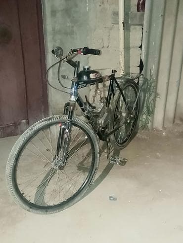 muhərrik velosiped: Motorlu velosiped – benzin mühərrikli konversiya - Şassi: dağ — 1