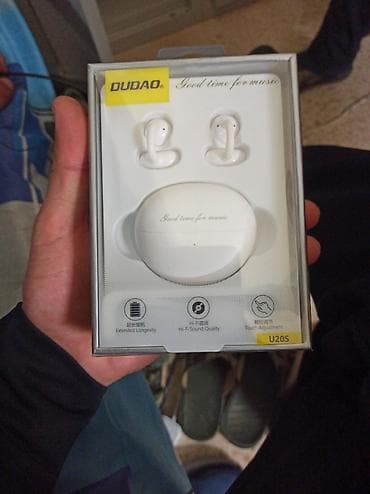 kalonka blutuz: Dudao U20S TWS simsiz qulaqlıq - Rəng: ağ - Bağlantı: Bluetooth 5.4 — 2