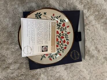 qus resmi: Ənənəvi dekorativ keramik boşqablar – “Dastan” seriyası - Dəst: 2 — 4