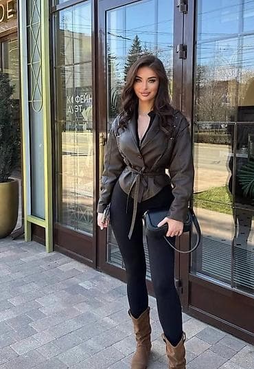 xez derililer: Dəri kurtka, S — 1