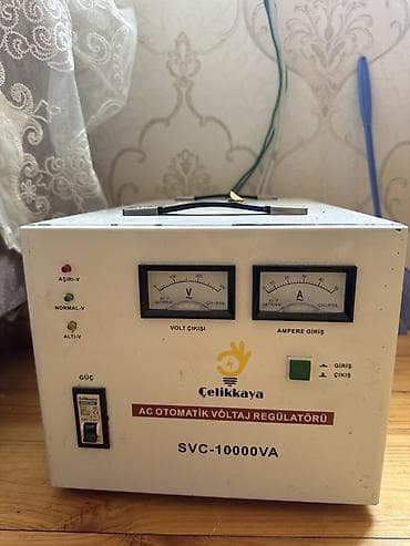 ev ucun hədiyyələr: Çelikkaya AC Avtomatik Voltaj Regulyatoru – SVC-10000VA - Güc: 10 kVA — 1