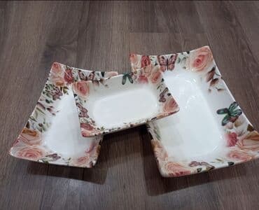 Alətlər: Boşqablar, rəng - Ağ — 1