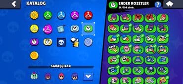 Digər kolleksiyalar: Brawl Stars hesabı – yüksək göstəricilər və zəngin kolleksiya Profil — 23