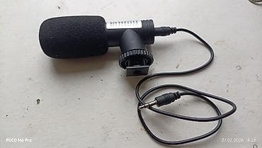 Digər auditexnika: Kamera üçün yönləndirilmiş mikrofon - 3.5 mm TRS çıxışlı kompakt — 1