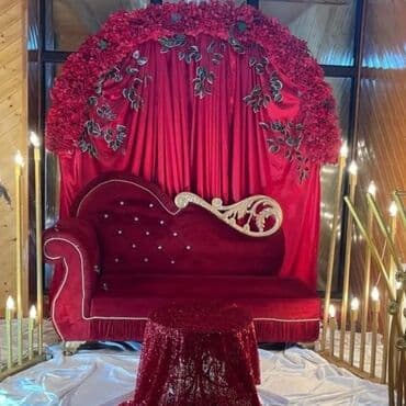 акция let's go 2021: Tədbir dekorasiyası və bəzək icarəsi - Qızıl tonlarda metal — 3