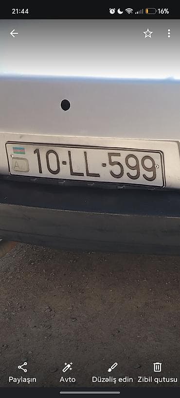 Avtomobil üçün dövlət nömrə nişanı 10-LL-599 - Nömrə formatı