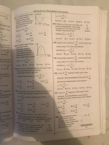 informatika testleri 6 ci sinif: Fizika 1 ci hisse Test toplusu — 2