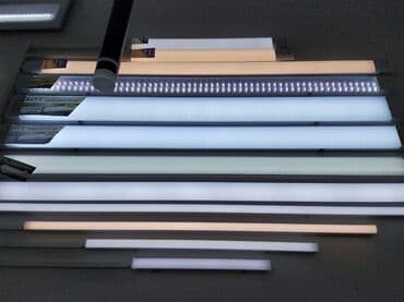 LED lampalar: Müxtəlif ölçülü və formalı LED panellər. Bu panellər müxtəlif — 1