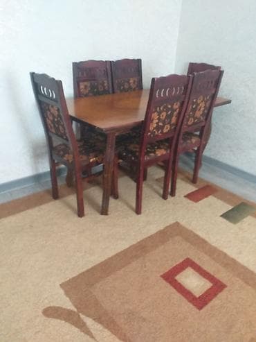 saloglu mebel divanlar: Mətbəx üçün, Açılmayan, Dördbucaq masa, 6 stul — 4