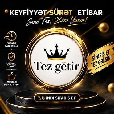 Avto xidmətlər: Tez gətir – şəhərdaxili kuryer və çatdırılma xidməti Xidmətlər: - — 8