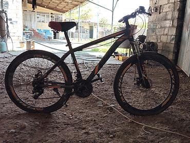 MTB velosiped – 26” təkərlər, amortizatorlu ön çəngəl, disk əyləclər — 9