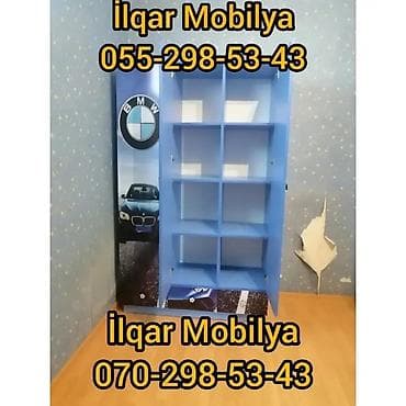 dolablar sumqayit: Oğlan üçün, Yeni, 3 qapılı, Açılan, Düz dolab — 6