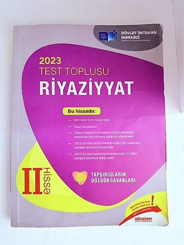 məsəllər: Riyaziyyat 11-ci sinif, 2023 il — 1