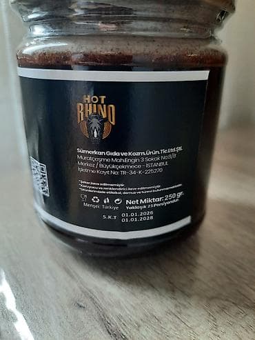 qaban eti satilir: Məhsul: Hot Rhino – Bitkisel Qarışıqlı Macun Həcm: 250 q (təxminən 25 — 2