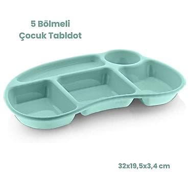 Qab-qacaq və mətbəx ləvazimatları: Boşqablar, 1 əd, rəng - Yaşıl — 2