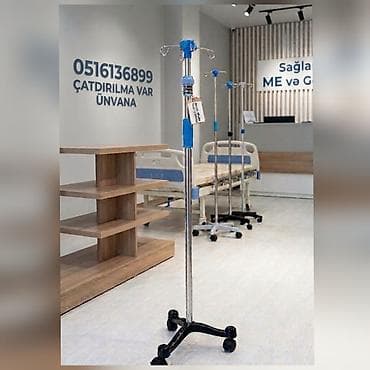 Tibbi avadanlıq: Ştativ sistem asqısı Serum asqısı (IV dayaq stendi) çatdırılma var — 1