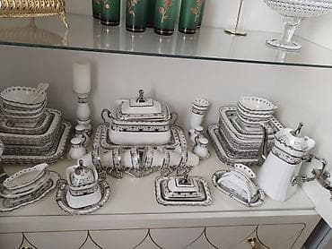 cay servisi: Nahar dəsti, rəng - Ağ, Farfor, 6 nəfərlik — 3