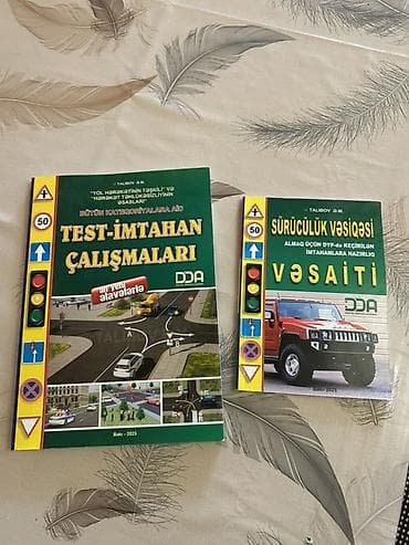 Yol hərəkəti qaydalarına hazırlıq üçün 2 kitab dəsti - DDA nəşri — 1