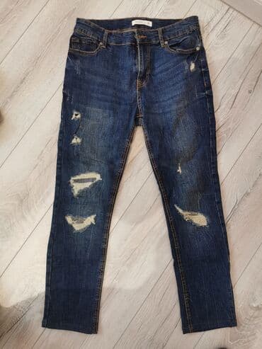 trapes şalvar: Cins şalvar, PULL&BEAR — 1