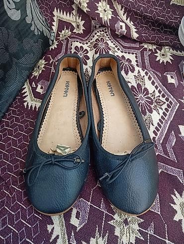 kabloklar 2021: Qadın baletkaları – qara rəng - Stil: Klassik baletka - Rəng: Qara - — 1