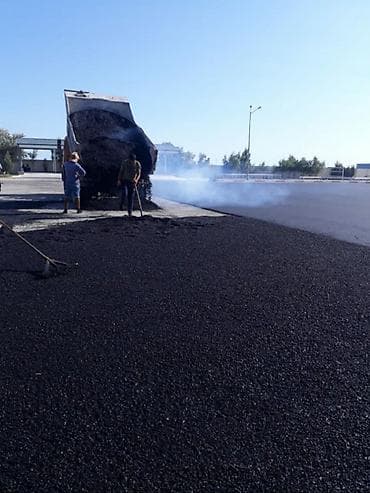 sokuntu tikinti materiallari: Asfalt islerinin gorulmesi. Mehelle daxili yollar bina saheleri — 5