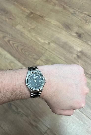 casio mtp: İşlənmiş, Qol saatı, Casio, rəng - Gümüşü — 3