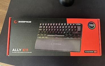 Rampage Ally K11 mexaniki oyun klaviaturası - Kompakt dizayn