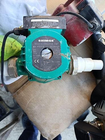 vintir: İki ədəd sirkulyasiya nasosu 1) Shimge Shielding Circulation Pump - — 1