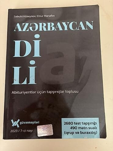 Məhsul: “Azərbaycan dili – Abituriyentlər üçün tapşırıqlar toplusu”