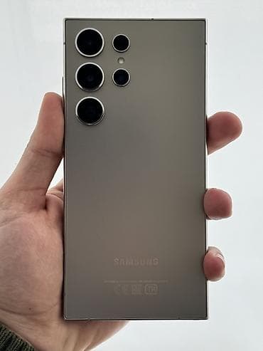 telfon samsunq: Samsung Galaxy S24 Ultra, 256 GB, rəng - Boz, İki sim kartlı — 6