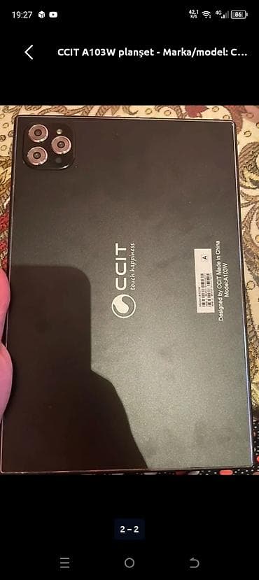 TV və video: CCIT A103W planşet - Ekran: geniş ölçülü toxunma ekranı, parlaq — 2