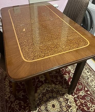 Qonaq masası, İşlənmiş, Transformer, Taxta, Dördbucaq masa — 1