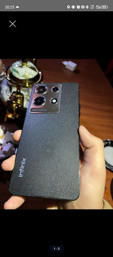 Hoffmann: Infinix Note 30 Pro, 128 GB, rəng - Qara, Sensor — 3