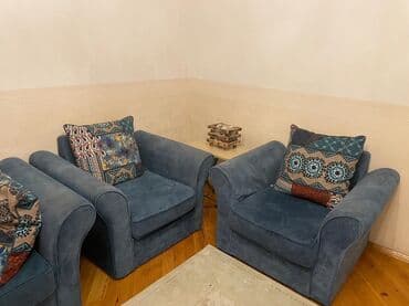 divan dəstləri: Divan, İşlənmiş, Açılmayan, Parça, Çatdırılma yoxdur — 3