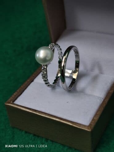 tek qas gumus uzukler: Üzük, Gümüş, Mirvari — 2