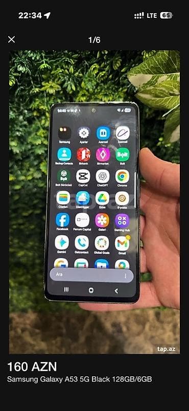 infinix zero ultra: Samsung Galaxy A53 5G, 128 GB, rəng - Qara — 6