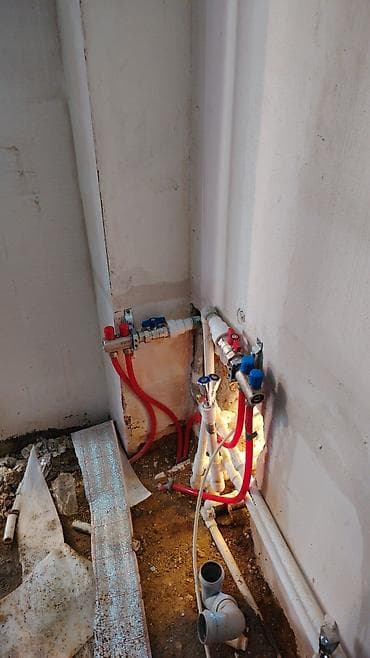 islenmis qapi pencere: Santexnika işləri – su və kanalizasiya xəttlərinin çəkilişi Santexnika — 2