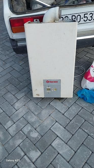 Краны водонагреватели: Thermex divar tipli qazla işləyən su qızdırıcısı/kolonkası. - Brend — 1