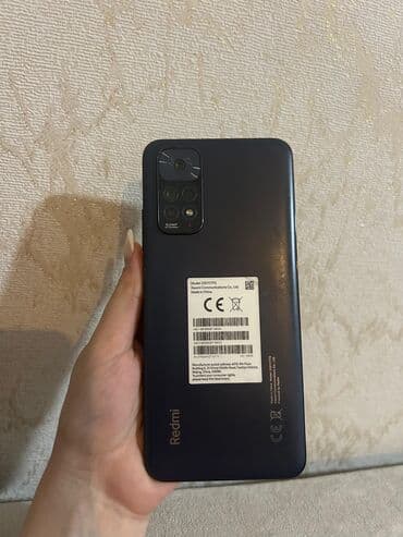 redmi not 10 c: Redmi Note 11, 128 GB, rəng - Qara, Barmaq izi — 4