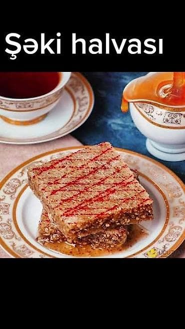 demir qapi bezekleri: Şəki halvası – ənənəvi resep Məhsulun təsviri orjinal ləzzətli yeni və — 4