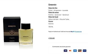 Cristian Blanc Ernesto ətri Bağlı qutuda original Cristian Blanc — 1