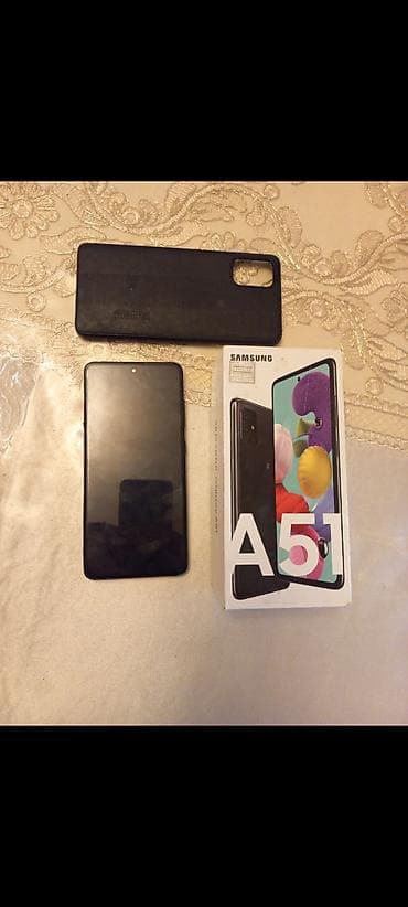 telfon nokia: Samsung Galaxy A51, 64 GB, rəng - Qara, Barmaq izi — 3