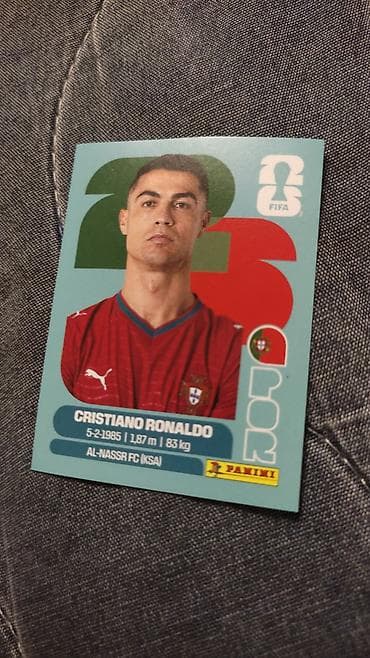Panini futbol kolleksiya stiker/kartricası – Cristiano Ronaldo - — 1