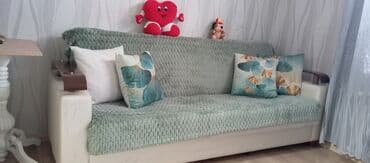 kreditle inekler: Диван, Б/у, Раскладной, С подъемным механизмом, Ткань — 2