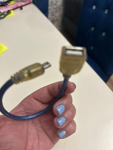 usb kaset: Mağaza bağlanıb deyə evdən satıram Kabel və Adapter Dəsti - Telefon — 8