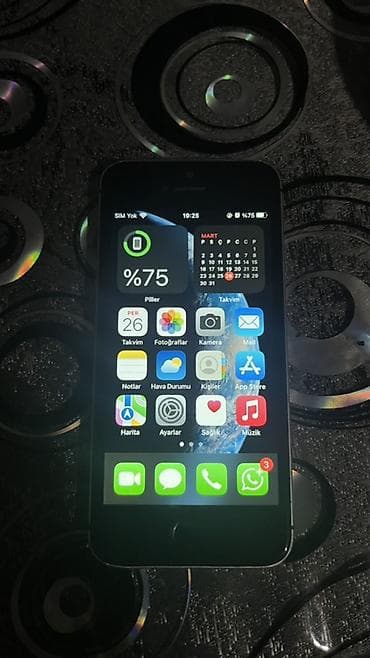 IPhone SE, 32 GB, Space Gray, Barmaq izi