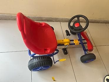 Uşaq pedallı maşını – GTOYS 88 SPEEDCAR - Rənglər: qırmızı gövdə və — 3