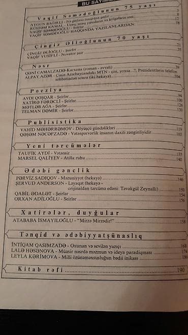 Jurnallar. Чтобы посмотреть все мои объявления, нажмите на имя — 8