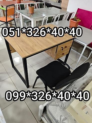 bayraq səkilləri: Mətbəx üçün, Yeni, Açılmayan, Dördbucaq masa, 4 stul — 9